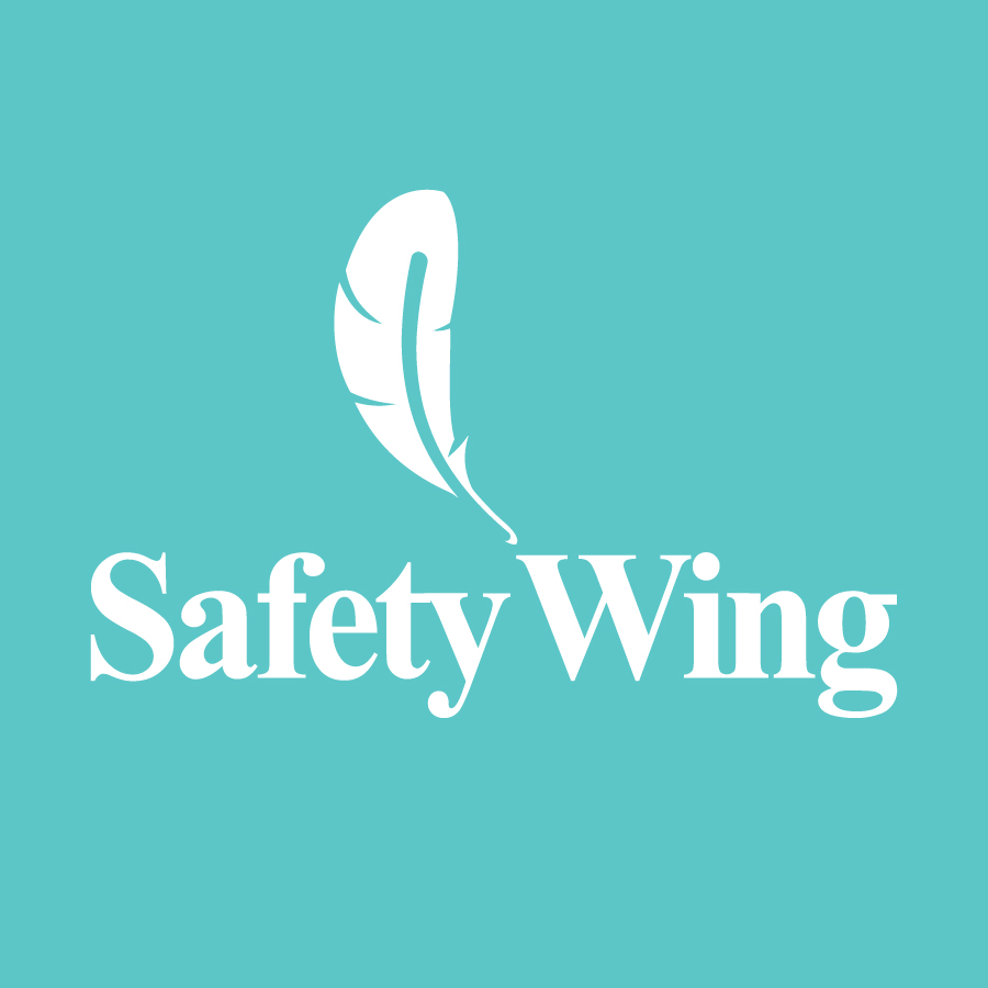 Logos of safety wing and medjet